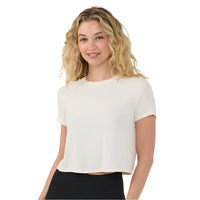 WOMEN'S TAVI RIBBED TEE | COCONUT
