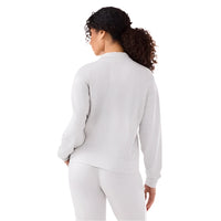 WOMEN'S TAVI TAVILUXE® 3/4 ZIP COZY FLEECE PULLOVER | ASH