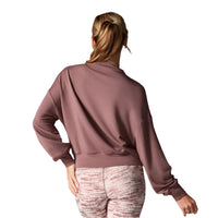 WOMEN'S TAVI TAVILUXE® SLOPE CREW SWEATSHIRT | ROSE