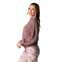 WOMEN'S TAVI TAVILUXE® SLOPE CREW SWEATSHIRT | ROSE