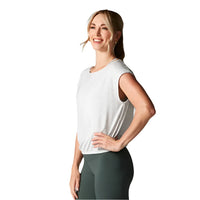 WOMEN'S TAVI VOYAGE BOATNECK TEE | ASH