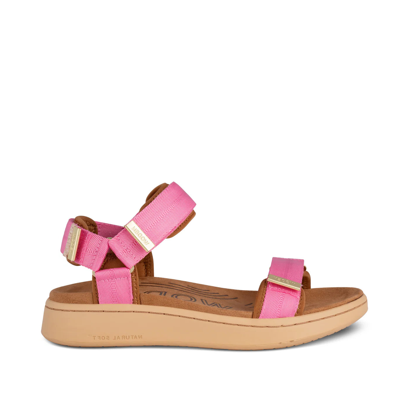 WOMEN'S WODEN LINE SANDAL | AURORA PINK – Randy's Shoes