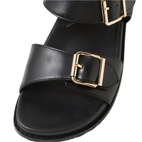 WOMEN'S ZIERA HASTICE | BLACK LEATHER