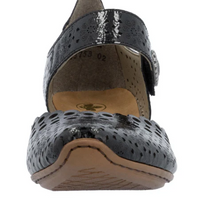 WOMEN'S RIEKER MIRJAM 53 | NERO / BLACK PATENT