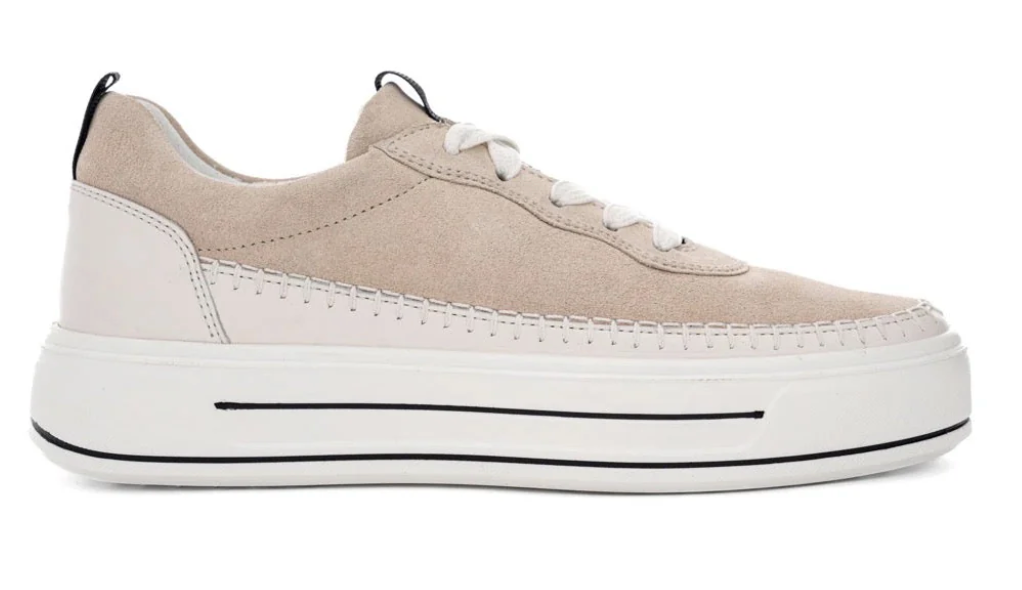 WOMEN'S ARA CORSICA SNEAKER | CREAM / SHELL