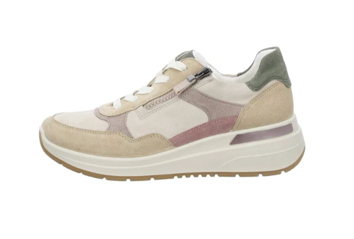 WOMEN'S ARA GARDENIA SNEAKER | SAND / SHELL / MOON