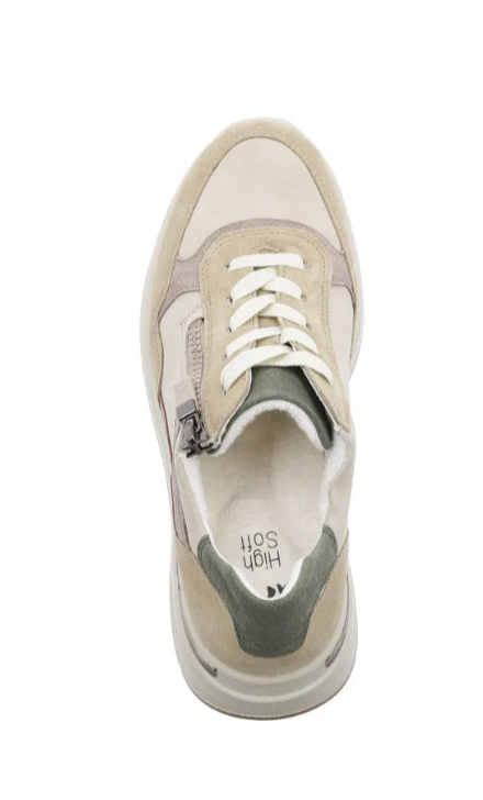 WOMEN'S ARA GARDENIA SNEAKER | SAND / SHELL / MOON