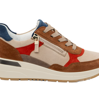 WOMEN'S ARA GARDENIA SNEAKER | NUTS / SAND / PUMPKIN / SESAME