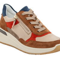 WOMEN'S ARA GARDENIA SNEAKER | NUTS / SAND / PUMPKIN / SESAME