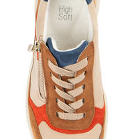 WOMEN'S ARA GARDENIA SNEAKER | NUTS / SAND / PUMPKIN / SESAME