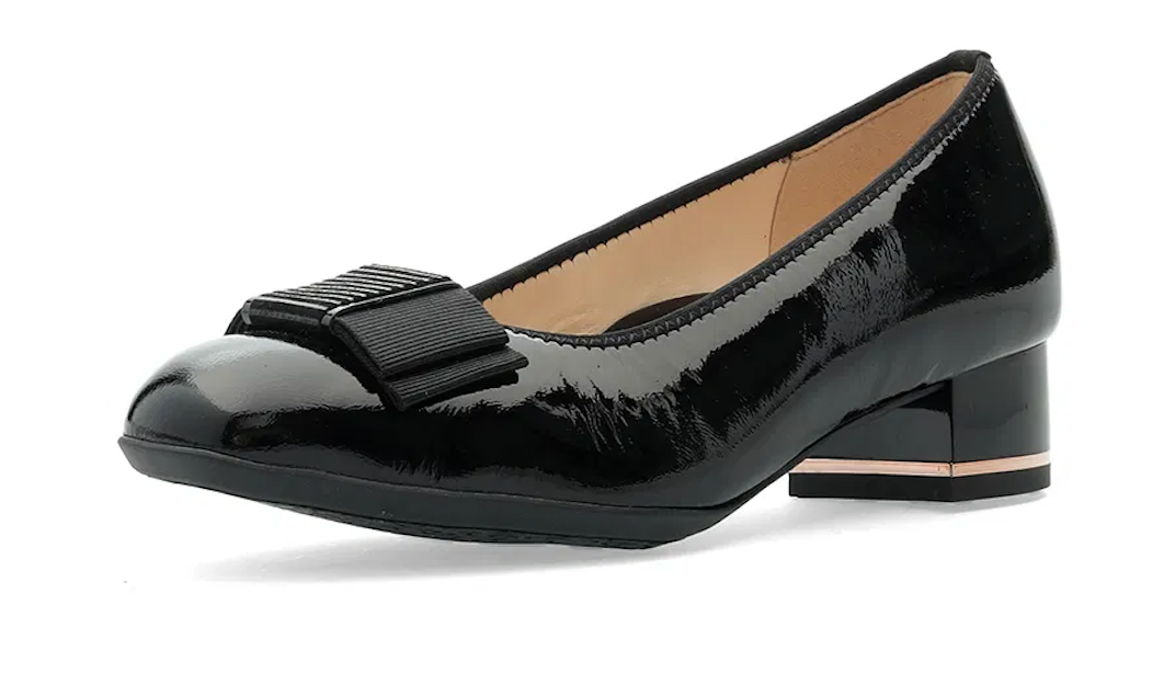 WOMEN'S ARA BLOCK HEEL PUMP | BLACK