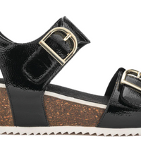 WOMEN'S ARA NOVA ADJUSTABLE WEDGE SANDAL | BLACK 01