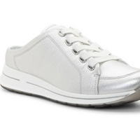 WOMEN'S ARA ORLANDO SLIP-ON SNEAKER | SILVER