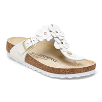 WOMEN'S BIRKENSTOCK GIZEH FLOWER | WHITE