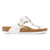 WOMEN'S BIRKENSTOCK GIZEH FLOWER | WHITE