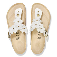 WOMEN'S BIRKENSTOCK GIZEH FLOWER | WHITE
