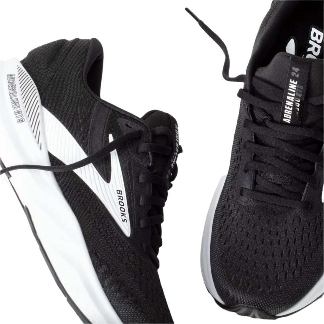 WOMEN'S BROOKS ADRENALINE GTS 24 | BLACK / WHITE