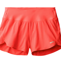 WOMEN'S BROOKS CHASER 3" SHORT 2.0 | NEO CAYENNE