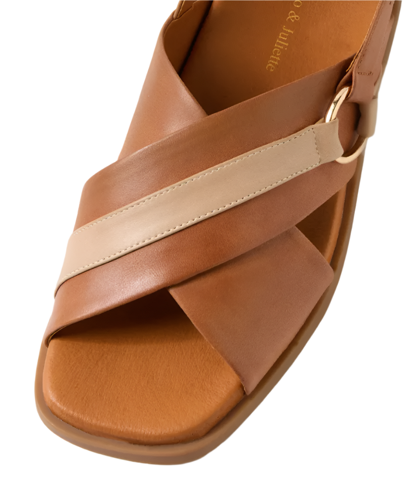 WOMEN'S DJANGO & JULIETTE NOJI SANDAL | TAN / CAMEL