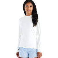 WOMEN'S FREE FLY BAMBOO SHADE LONG SLEEVE II | BRIGHT WHITE