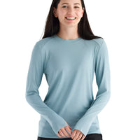WOMEN'S FREE FLY BAMBOO SHADE LONG SLEEVE II | OCEAN MIST