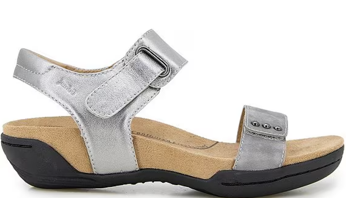 WOMEN'S JAMBU MORGAN SANDAL | GUNMETAL / PEWTER