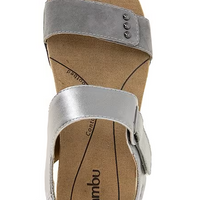 WOMEN'S JAMBU MORGAN SANDAL | GUNMETAL / PEWTER