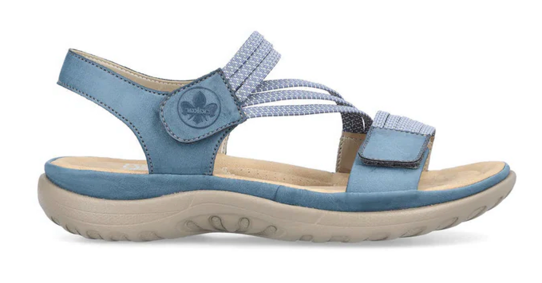 WOMEN'S RIEKER FRANJA 70 | ROYAL / JEANS-WEISS