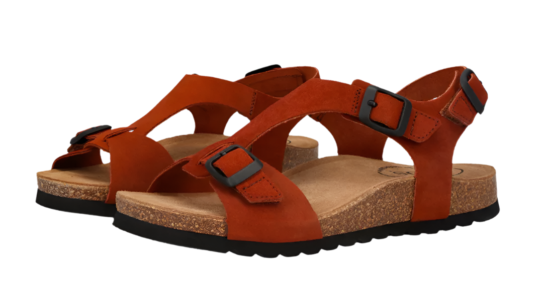 WOMEN'S TAOS MVP SANDAL | RUST SUEDE