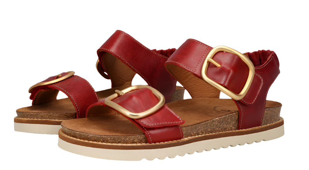 WOMEN'S TAOS ON THE DOUBLE SANDAL | RED