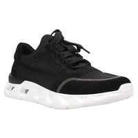 WOMEN'S VANELI ALYCE LACE UP SNEAKER | BLACK NIVAL SUEDE