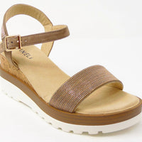 WOMEN'S VANELI CEDRA WEDGE SANDAL | MILITARY SUEDE