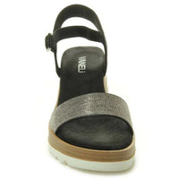 WOMEN'S VANELI CEDRA WEDGE SANDAL | BLACK SUEDE