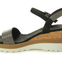 WOMEN'S VANELI CEDRA WEDGE SANDAL | BLACK SUEDE