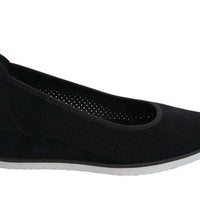 WOMEN'S VANELI DALIAN | BLACK PERF SUEDE