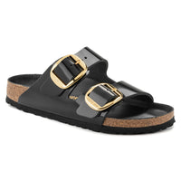 WOMEN'S BIRKENSTOCK ARIZONA BIG BUCKLE SANDAL | HIGH SHINE BLACK