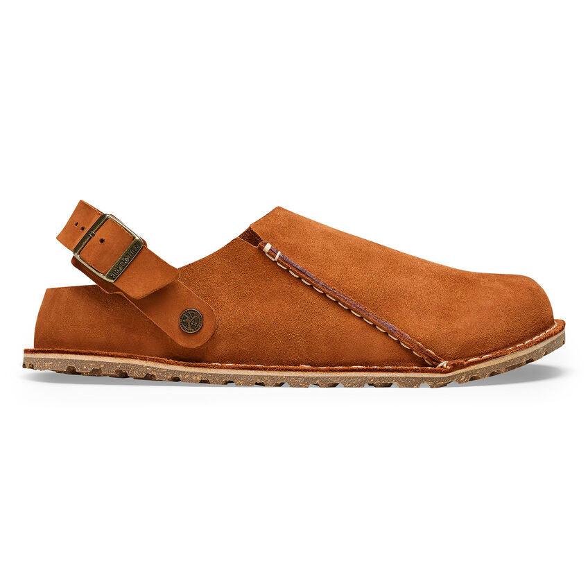 UNISEX BIRKENSTOCK LUTRY PREMIUM SUEDE | MINK – Randy's Shoes