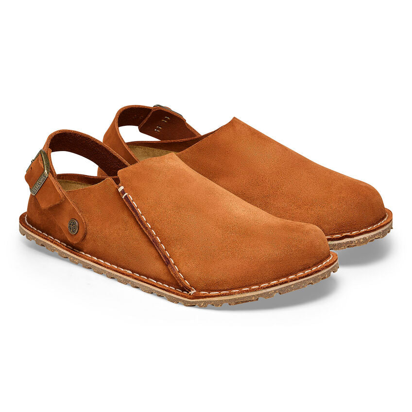 UNISEX BIRKENSTOCK LUTRY PREMIUM SUEDE | MINK – Randy's Shoes