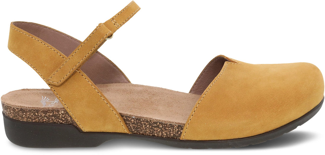 WOMEN'S DANSKO ROWAN MARY JANE | MUSTARD MILLED NUBUCK