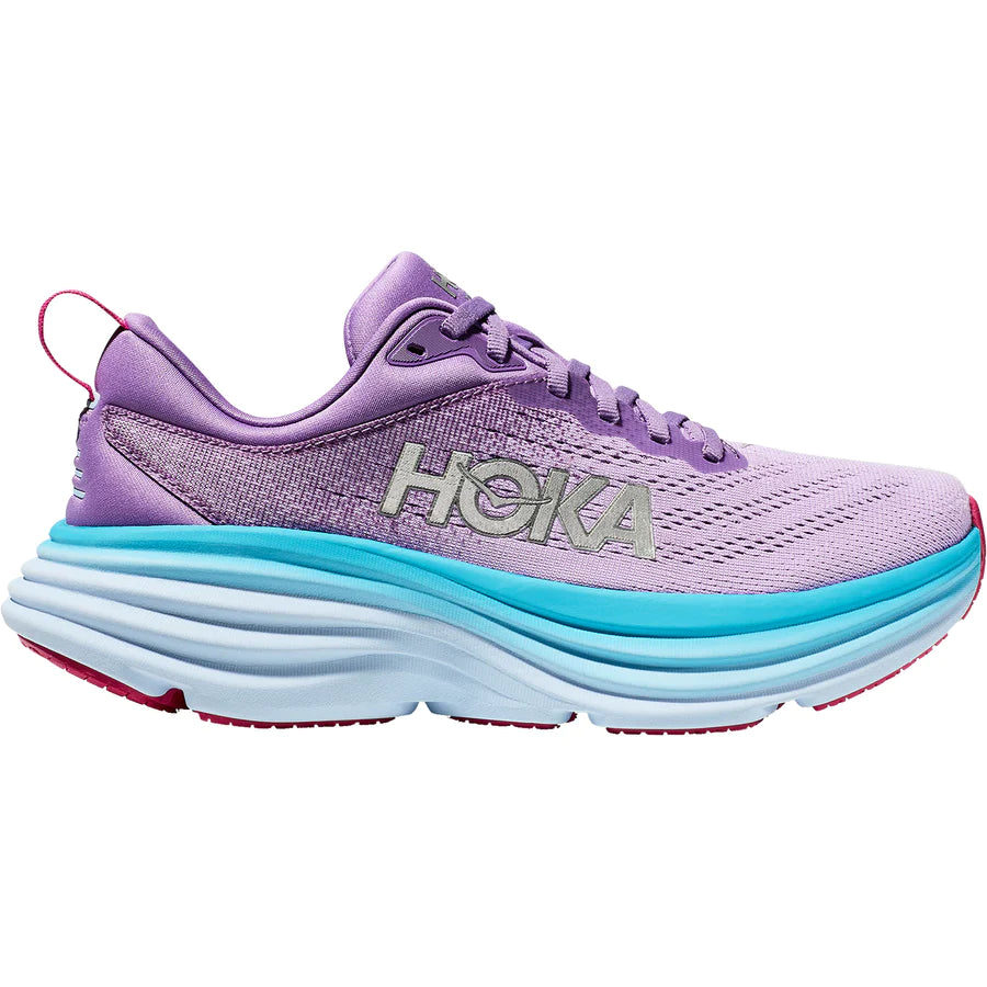 WOMEN'S HOKA BONDI 8 | CHALK VIOLET / PASTEL LILAC – Randy's Shoes WOMEN'S HOKA BONDI 8 | CHALK VIOLET / PASTEL LILAC – Randy's Shoes