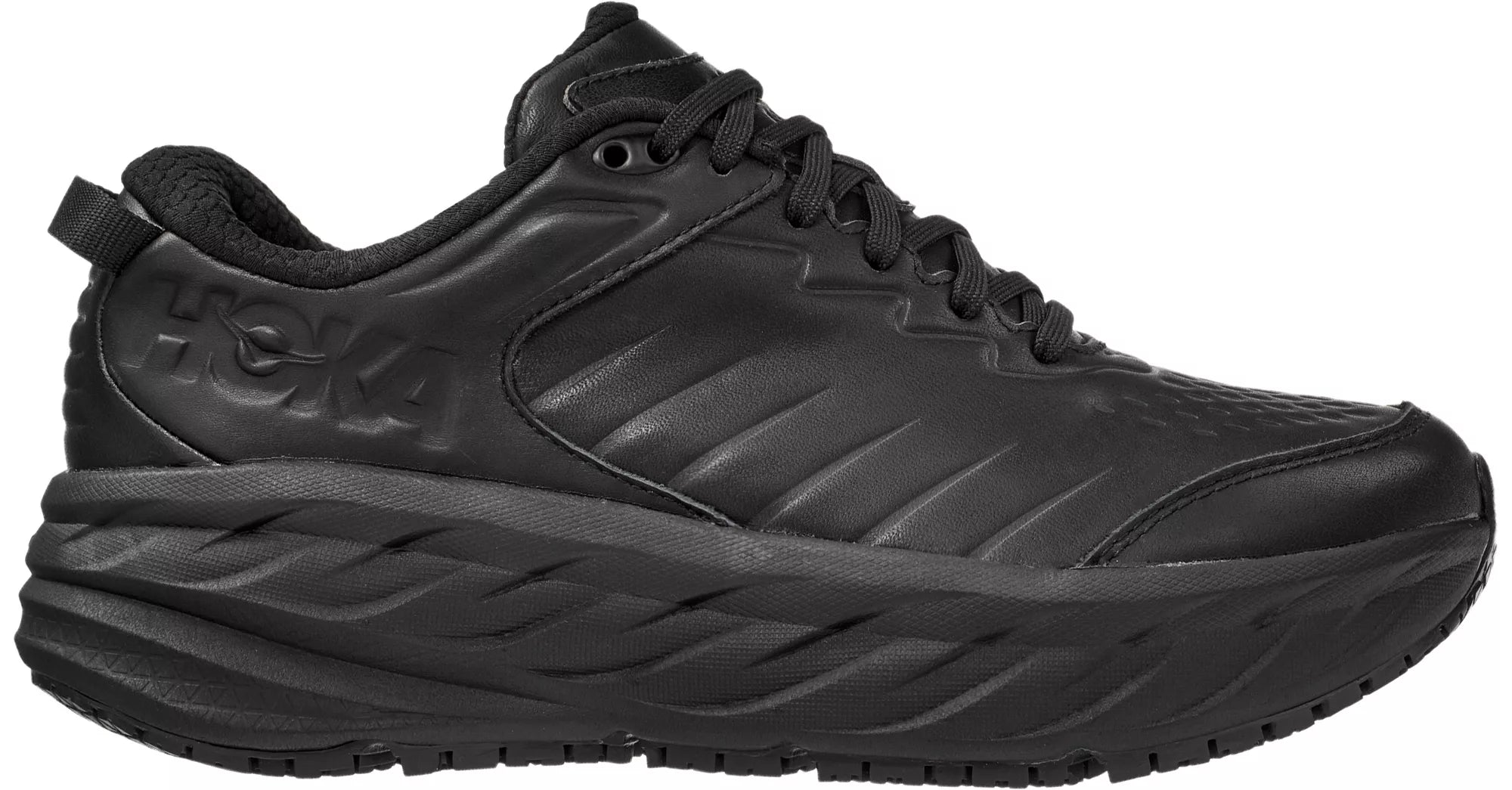 WOMEN'S HOKA BONDI SLIP RESISTANT | BLACK / BLACK – Randy's Shoes