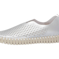 WOMEN'S ILSE JACOBSEN TULIP SLIP-ON | SILVER