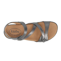 WOMEN'S TAOS BIG TIME SANDAL |  PEWTER