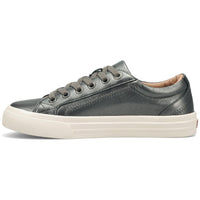 WOMEN'S TAOS PLIM SOUL LUX SNEAKER | PEWTER LEATHER