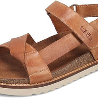 WOMEN'S TAOS SIDEWAYS SANDAL | CARAMEL