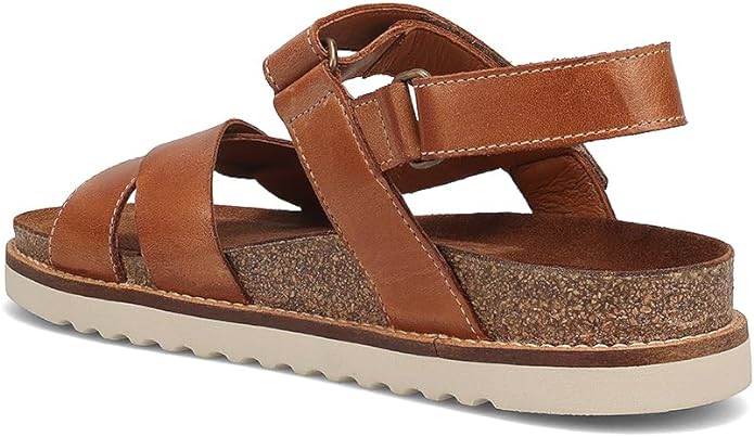 Tais Cross-over Bow Sandals - Caramel