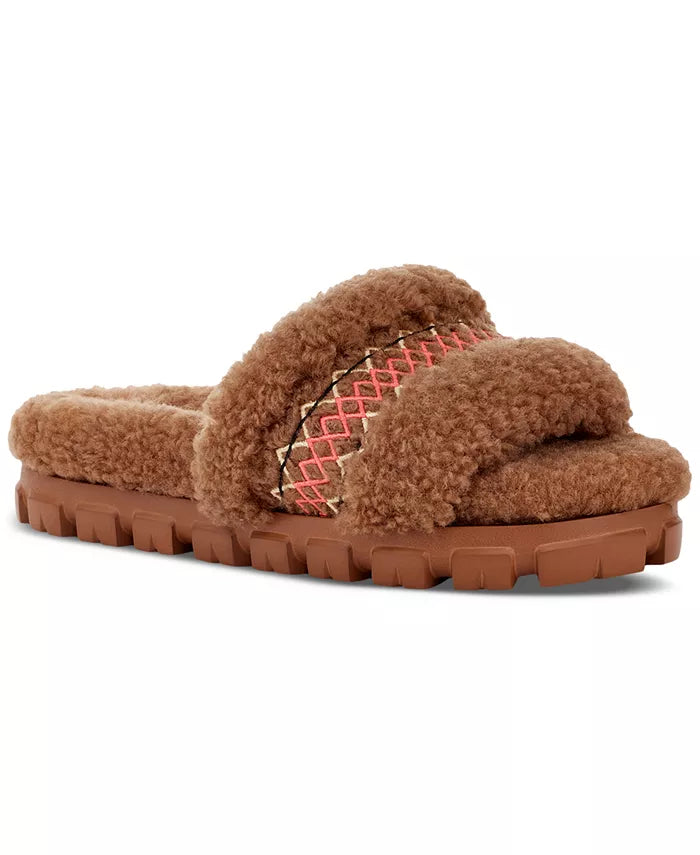 WOMEN S UGG COZETTA UGG BRAID SLIPPER HARDWOOD Randy s Shoes