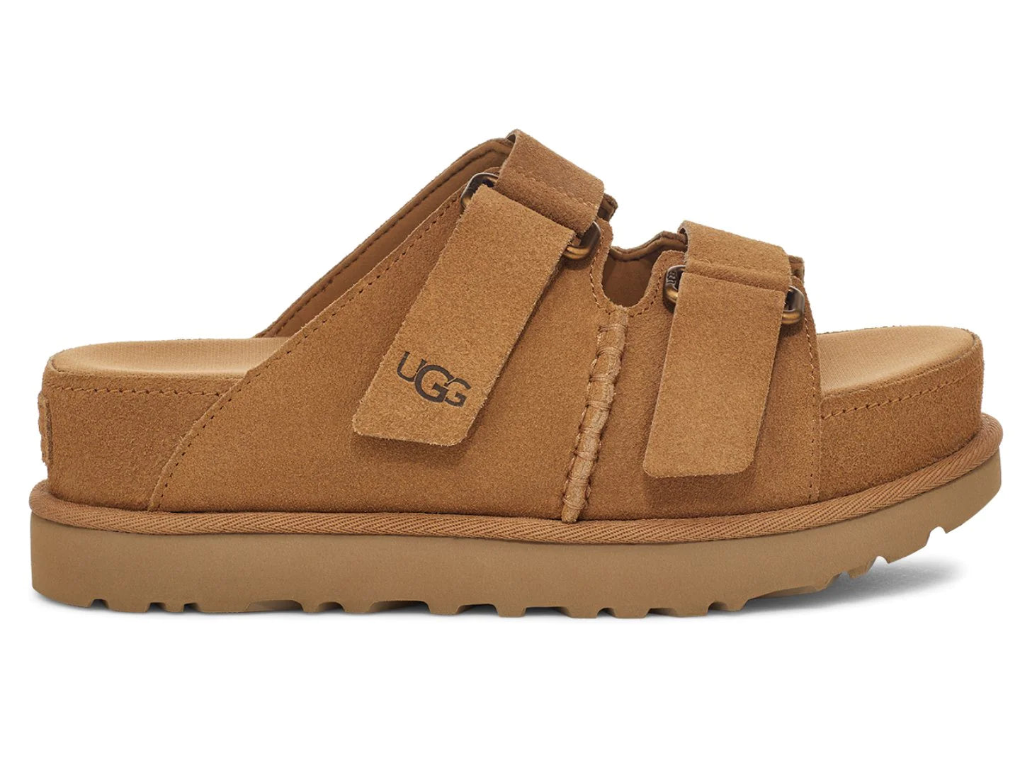 WOMEN'S UGG GOLDENSTAR HI SLIDE SANDAL | CHESTNUT – Randy's Shoes WOMEN'S UGG GOLDENSTAR HI SLIDE SANDAL | CHESTNUT – Randy's Shoes