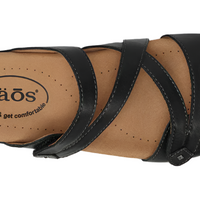 WOMEN'S TAOS DOUBLE U SANDAL | BLACK