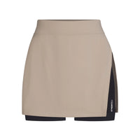 WOMEN'S PB5-STAR SIDE SPLIT SKIRT | SOFT CLAY / BLACK